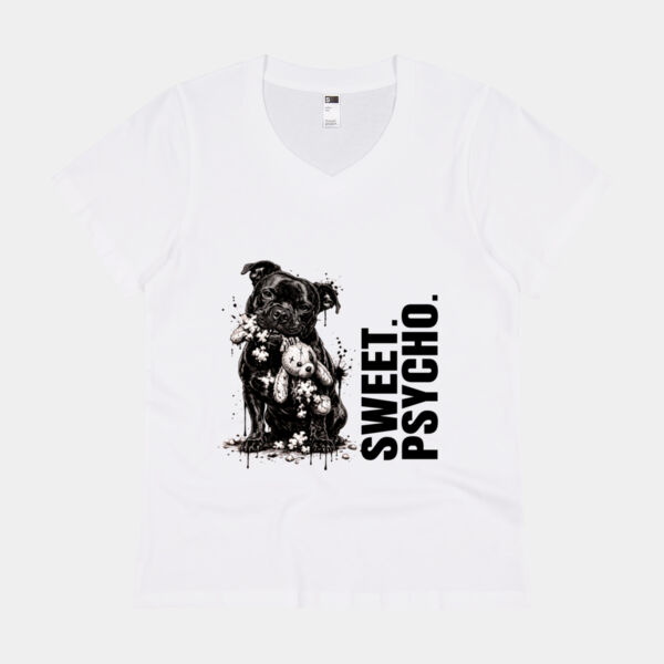 SPTeddy White - Thread Project Womens Eden V-Neck Tee Thumbnail