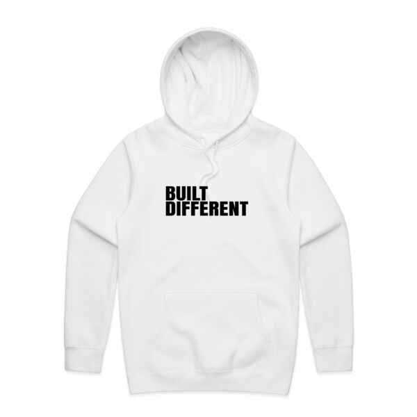 BDP White - AS Colour Mens Stencil Hoodie Thumbnail