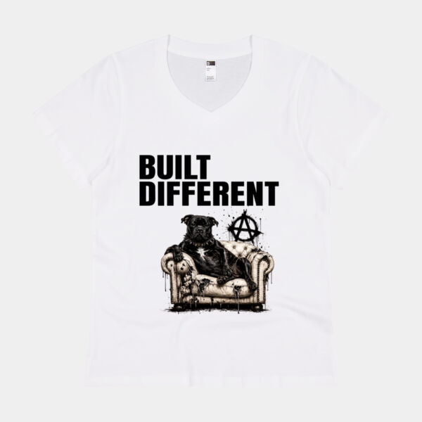 BDArmchair White - Thread Project Womens Eden V-Neck Tee Thumbnail