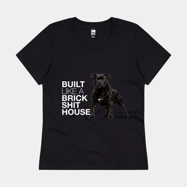 BLABSH Black - Thread Project Womens Eden V-Neck Tee Thumbnail
