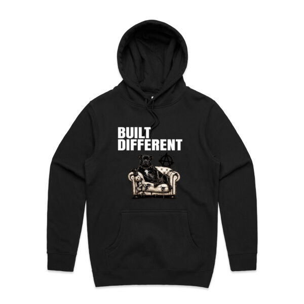 BDArmchair Black - AS Colour Mens Stencil Hoodie Thumbnail