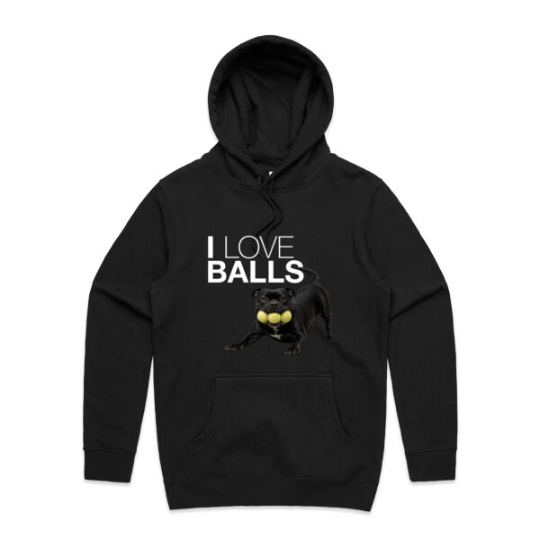 ILB Black - AS Colour Mens Stencil Hoodie Thumbnail