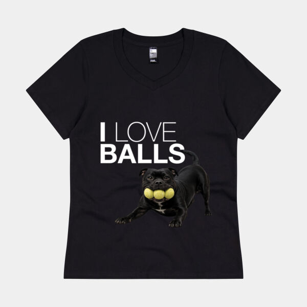 ILB Black - Thread Project Womens Eden V-Neck Tee Thumbnail
